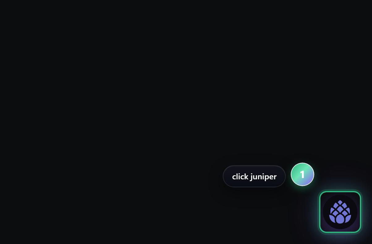 open juniper — step 1